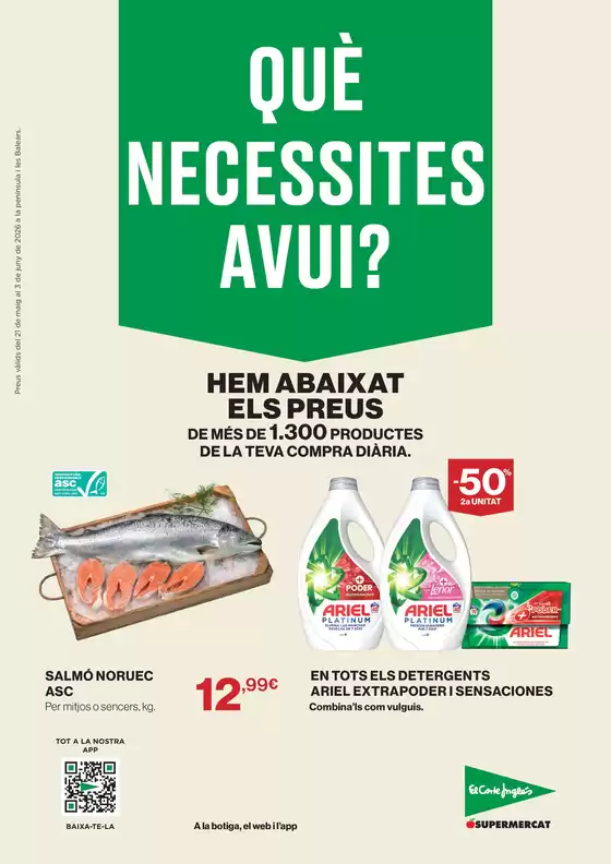 Catálogo El Corte Inglés | Què Necessites Avui? | 2026-05-21T00:00:00.000Z - 2026-06-03T00:00:00.000Z