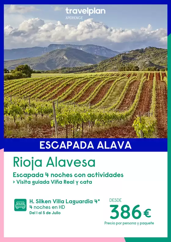 Catálogo Travelplan | Travelplan Rioja Alavesa | 2026-05-21T00:00:00.000Z - 2026-07-05T00:00:00.000Z