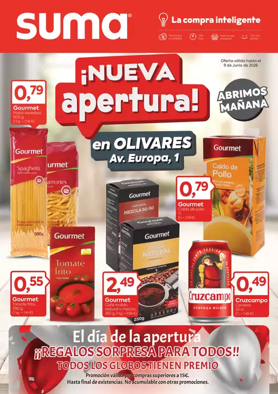 Catálogo Suma Supermercados | Nueva apertura | 2026-05-21T00:00:00.000Z - 2026-06-09T00:00:00.000Z