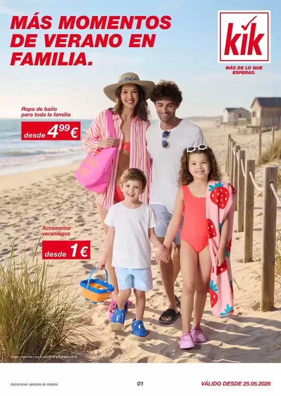 Catálogo KIK | Más momentos de verano en familia | 2026-05-25T00:00:00.000Z - 2026-05-31T00:00:00.000Z