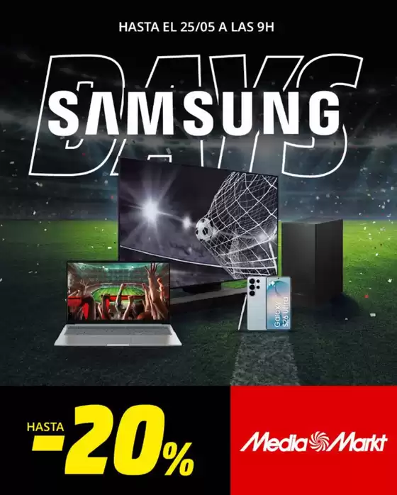 Catálogo MediaMarkt | Samsung Days | 2026-05-21T00:00:00.000Z - 2026-05-25T00:00:00.000Z