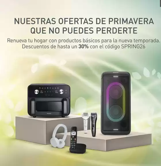 Catálogo Panasonic en Mont-ras | Descuentos de hasta un 30% | 2026-05-21T00:00:00.000Z - 2026-05-31T00:00:00.000Z
