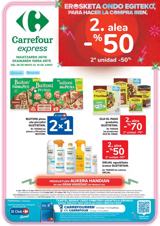 Catálogo Carrefour Express | 2.alea -50% | 2026-05-26T00:00:00.000Z - 2026-06-10T00:00:00.000Z