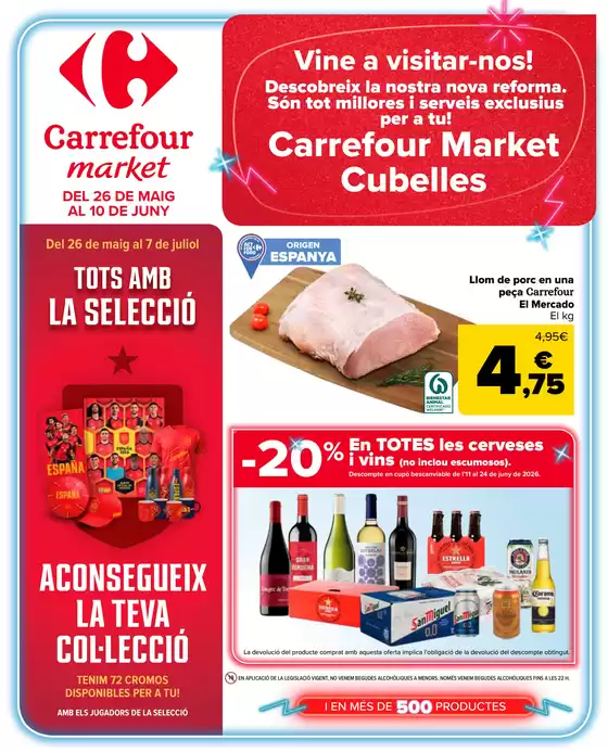 Catálogo Carrefour Market | Del 26 de maig al 10 de juny | 2026-05-26T00:00:00.000Z - 2026-06-10T00:00:00.000Z