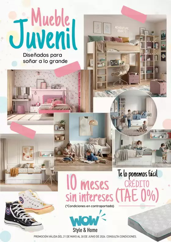 Catálogo WOW Málaga, Style&Home by Mubak | Mueble Juvenil | 2026-05-22T00:00:00.000Z - 2026-06-30T00:00:00.000Z