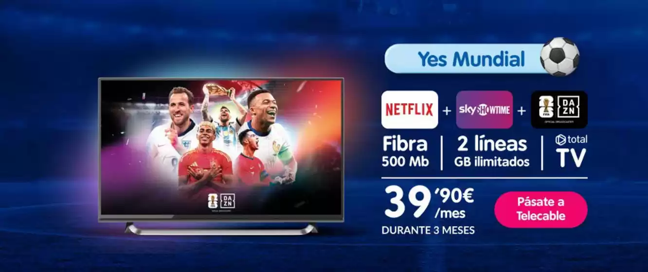 Catálogo Telecable en Mairena del Aljarafe | Promoción | 2026-05-22T00:00:00.000Z - 2026-06-04T00:00:00.000Z