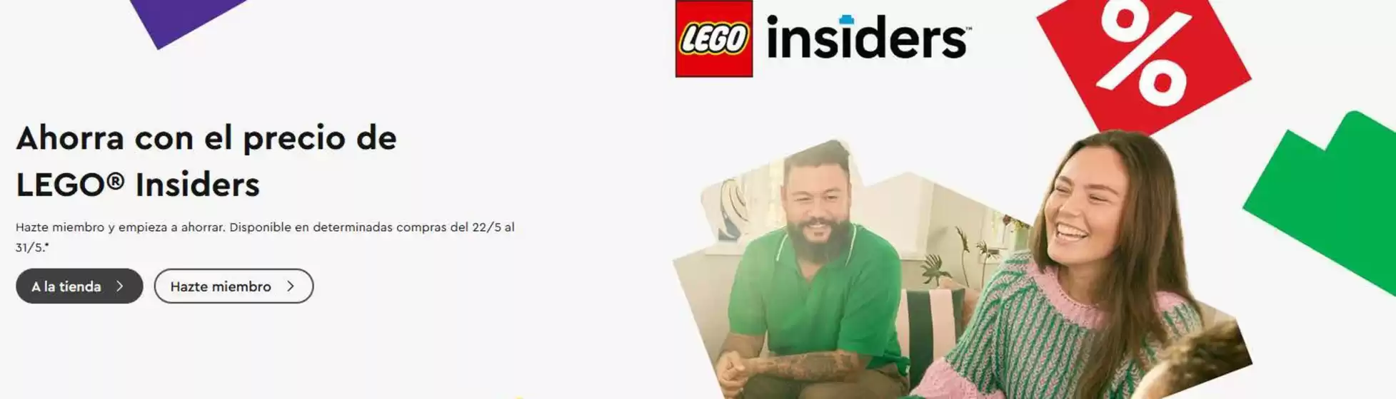 Catálogo LEGO | Ahorra con el precio de LEGO Insiders | 2026-05-22T00:00:00.000Z - 2026-05-31T00:00:00.000Z