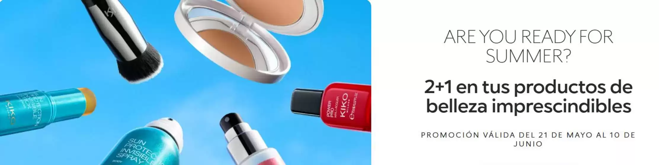 Catálogo KIKO MILANO | 2+1 en tus productos de belleza imprescindibles | 2026-05-22T00:00:00.000Z - 2026-06-10T00:00:00.000Z