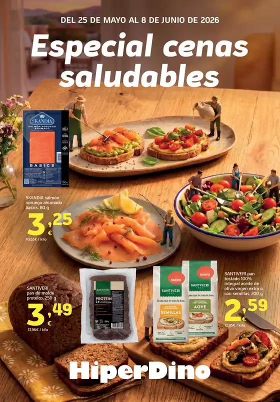 Catálogo HiperDino | Ofertas especial cenas saludables desde el 25 de mayo | 2026-05-25T00:00:00.000Z - 2026-06-08T00:00:00.000Z