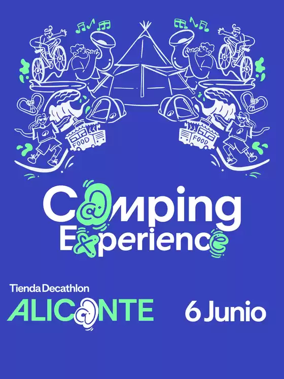 Catálogo Decathlon en Bobadilla | Camping Experience en Decathlon Alicante el 6 de junio | 2026-05-22T00:00:00.000Z - 2026-06-06T00:00:00.000Z