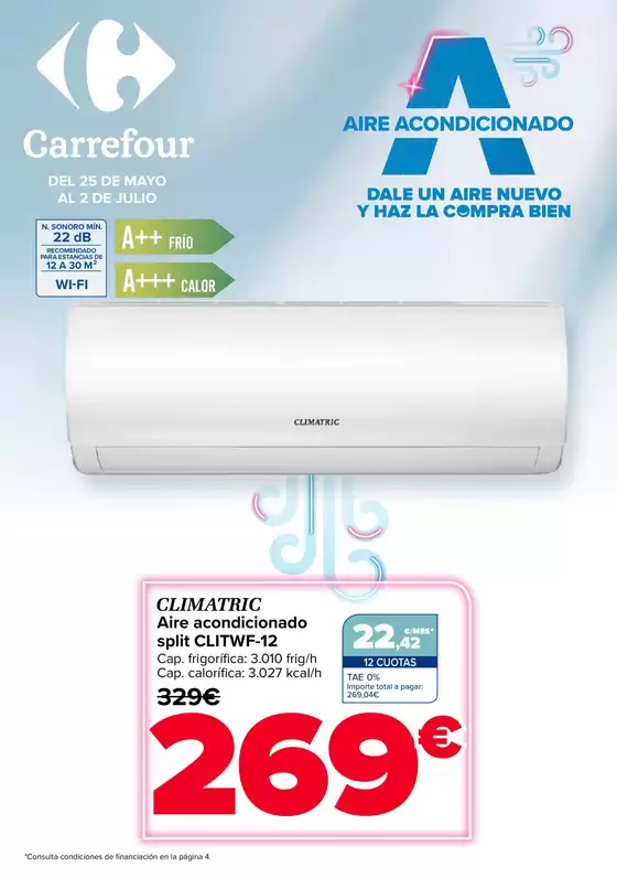 Catálogo Carrefour | AIRE ACONDICIONADO | 2026-05-25T00:00:00.000Z - 2026-07-02T00:00:00.000Z