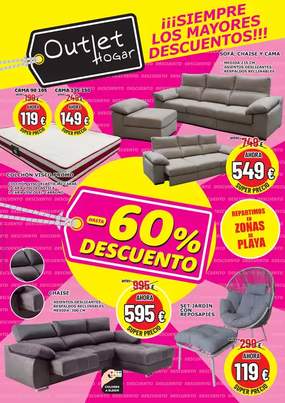 Catálogo Outlet Hogar | ¡¡¡Siempre Los Mayores Descuentos!!! | 2026-05-25T00:00:00.000Z - 2026-07-31T00:00:00.000Z