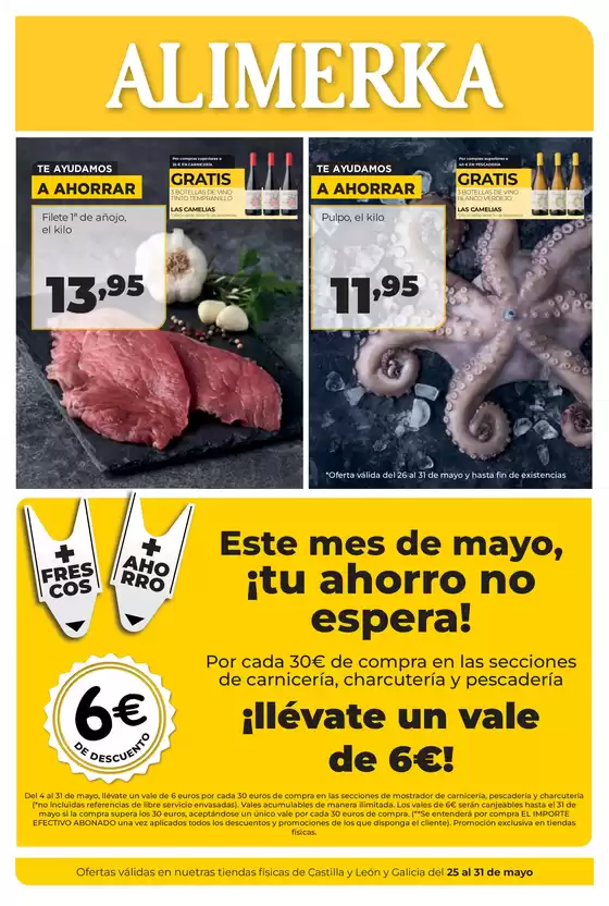 Catálogo Alimerka | Semanal del 25 al 31 de mayo Castilla y León | 2026-05-25T00:00:00.000Z - 2026-05-31T00:00:00.000Z