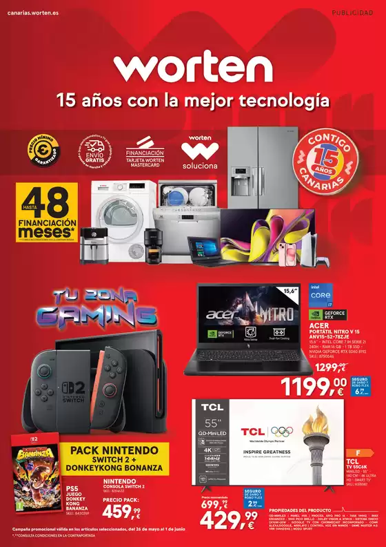 Catálogo Worten | Oferta válida desde el 26 de mayo al 1 de junio | 2026-05-26T00:00:00.000Z - 2026-06-01T00:00:00.000Z