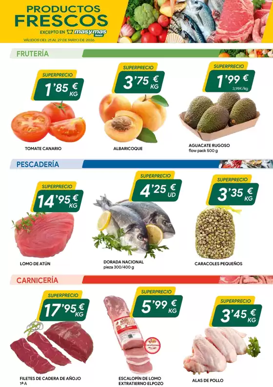 Catálogo Masymas | Productos Frescos | 2026-05-21T00:00:00.000Z - 2026-05-27T00:00:00.000Z