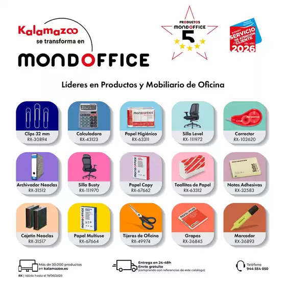 Catálogo Staples Kalamazoo en San Sebastián de los Reyes | Líderes en Productos y Mobiliario de Oficina | 2026-05-26T00:00:00.000Z - 2026-06-19T00:00:00.000Z