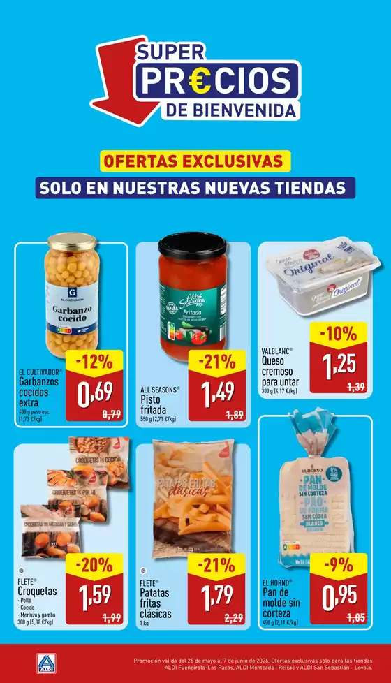 Catálogo ALDI | Super Precios de Bienvenida | 2026-05-25T00:00:00.000Z - 2026-06-07T00:00:00.000Z
