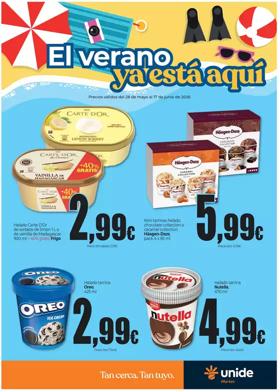 Catálogo Unide Market en La Mata (Alicante) | El verano ya está aquí | 2026-05-28T00:00:00.000Z - 2026-06-17T00:00:00.000Z