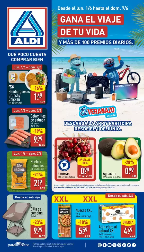 Catálogo ALDI en La Mata (Alicante) | Qué poco cuesta comprar bien | 2026-06-01T00:00:00.000Z - 2026-06-07T00:00:00.000Z