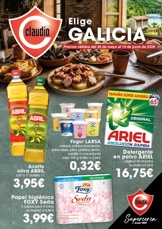 Catálogo Claudio en Granada | Elige Galicia | 2026-05-28T00:00:00.000Z - 2026-06-10T00:00:00.000Z