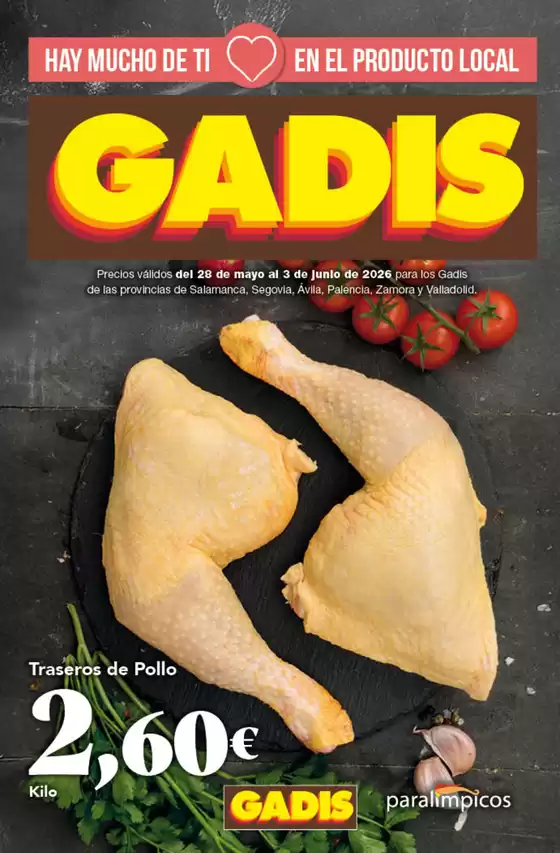 Catálogo Gadis en Granada | Precios válidos del 28 de mayo al 3 de junio de 2026 | 2026-05-28T00:00:00.000Z - 2026-06-03T00:00:00.000Z