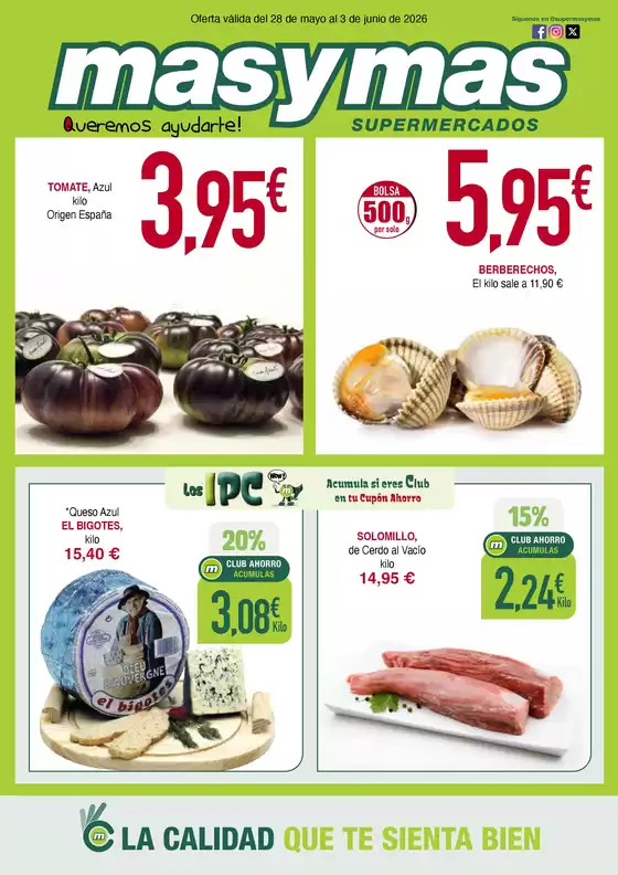 Catálogo Masymas en Granada | Oferta válida del 28 de mayo al 3 de junio de 2026 | 2026-05-28T00:00:00.000Z - 2026-06-03T00:00:00.000Z