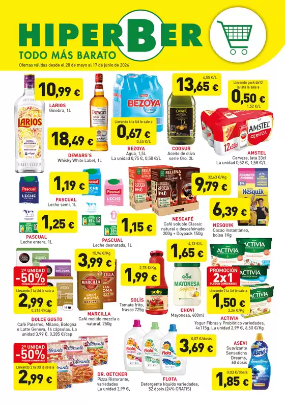 Catálogo Hiperber en Granada | Ofertas válidas desde el 28 de mayo al 17 de junio de 2026 | 2026-05-28T00:00:00.000Z - 2026-06-17T00:00:00.000Z