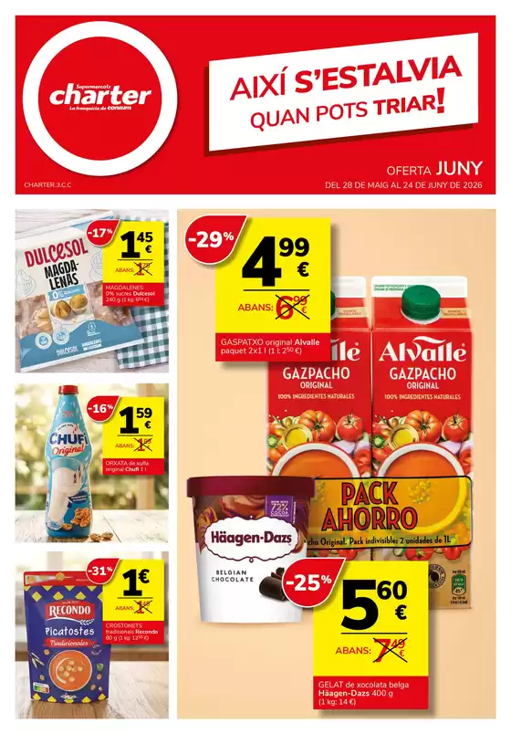 Catálogo Supermercados Charter | Oferta Juny | 2026-05-28T00:00:00.000Z - 2026-06-24T00:00:00.000Z