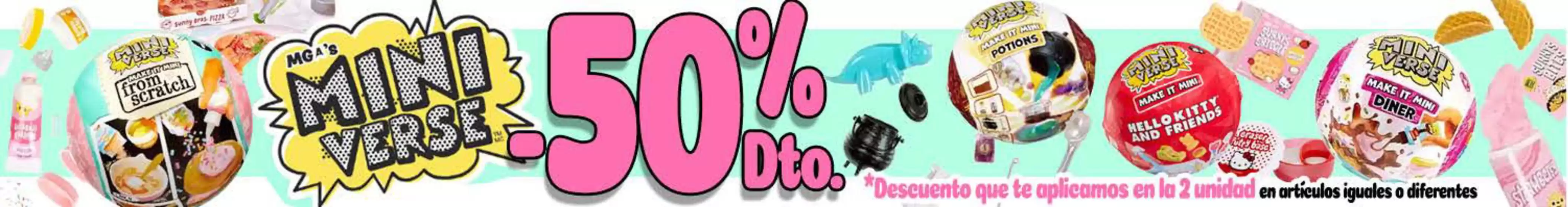 Catálogo Juguetilandia en San Andrés | 50% 2ºUD Miniverse | 2026-05-28T00:00:00.000Z - 2026-06-10T00:00:00.000Z
