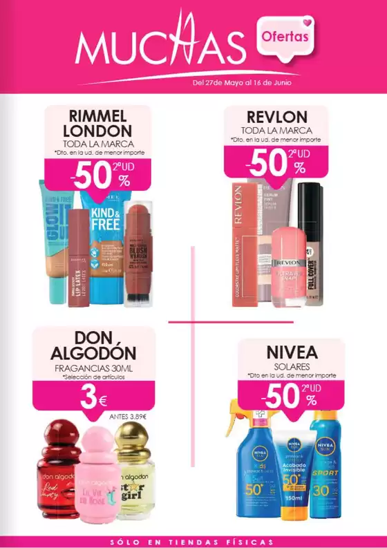 Catálogo Muchas Perfumerías en Santa Cruz de Tenerife | Del 27de Mayo al 16 de Junio | 2026-05-28T00:00:00.000Z - 2026-06-16T00:00:00.000Z