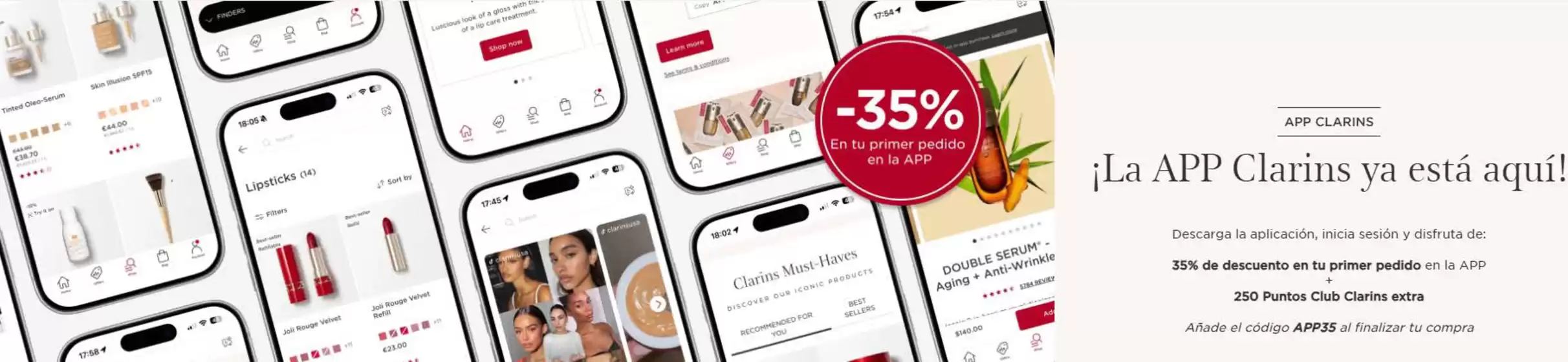 Catálogo Clarins en Santa Cruz de Tenerife | ¡La APP Clarins ya está aquí! | 2026-05-28T00:00:00.000Z - 2026-09-30T00:00:00.000Z