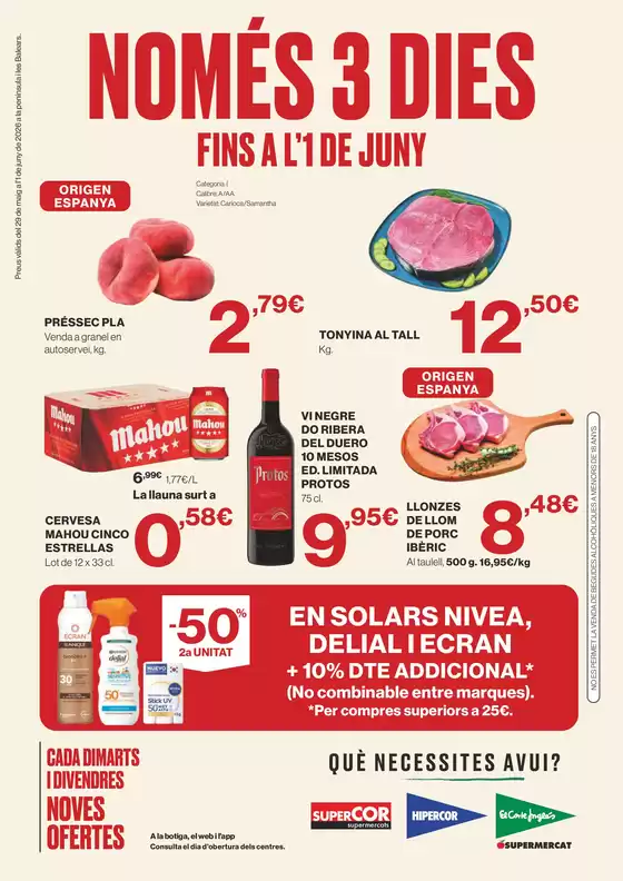 Catálogo Hipercor | Fins A L’1 De Juny | 2026-05-29T00:00:00.000Z - 2026-06-01T00:00:00.000Z