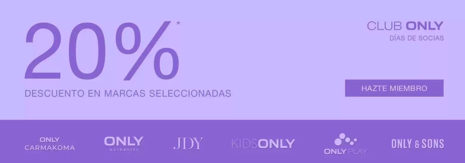 Catálogo ONLY | 20% Descuento En Marcas Seleccionadas | 2026-05-29T00:00:00.000Z - 2026-06-11T00:00:00.000Z