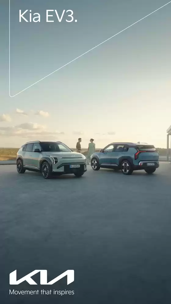 Catálogo Kia en Archena | Kia EV3 | 2026-06-01T00:00:00.000Z - 2026-12-31T00:00:00.000Z