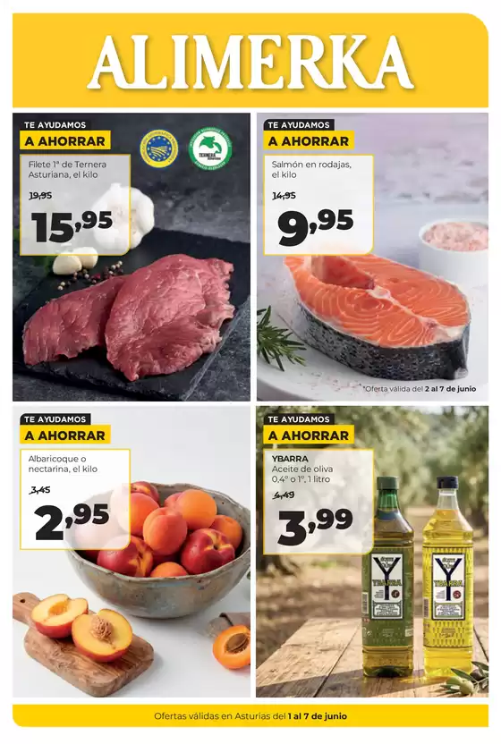 Catálogo Alimerka | Semanal del 1 al 7 de junio Asturias | 2026-06-01T00:00:00.000Z - 2026-06-07T00:00:00.000Z