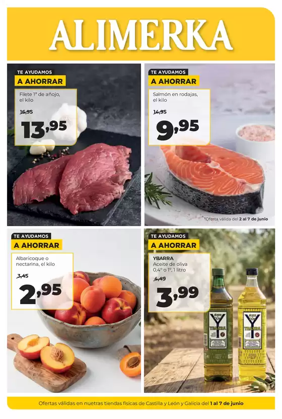 Catálogo Alimerka | Semanal del 1 al 7 de junio Castilla y León | 2026-06-01T00:00:00.000Z - 2026-06-07T00:00:00.000Z