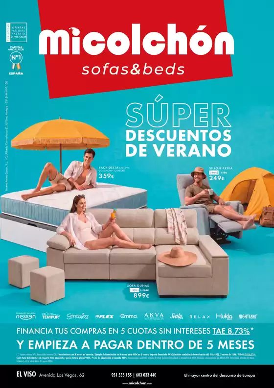 Catálogo Mi Colchón | Súper Descuentos De Verano | 2026-06-01T00:00:00.000Z - 2026-08-31T00:00:00.000Z