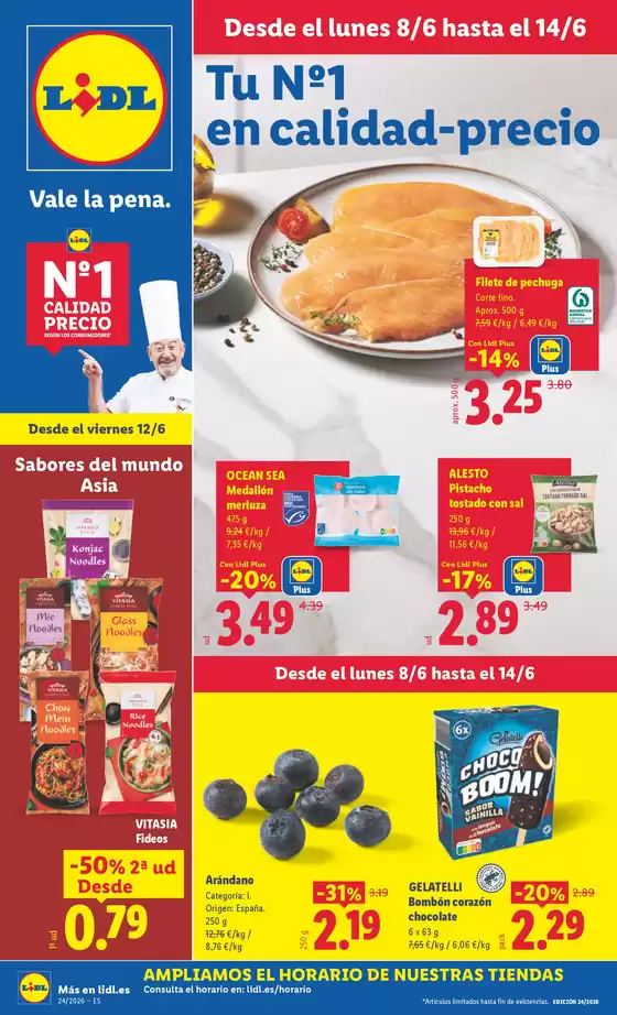 Catálogo Lidl en Simancas | № 1 PRECIO - Ofertas válidas del 08/06 al 14/06 | 2026-06-08T00:00:00.000Z - 2026-06-14T00:00:00.000Z