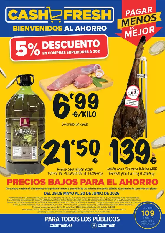Catálogo Cash Fresh | Precios Bajos Para El Ahorro | 2026-05-29T00:00:00.000Z - 2026-06-30T00:00:00.000Z