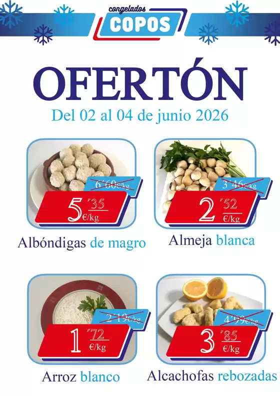 Catálogo Congelados Copos | Ofertón | 2026-06-02T00:00:00.000Z - 2026-06-04T00:00:00.000Z