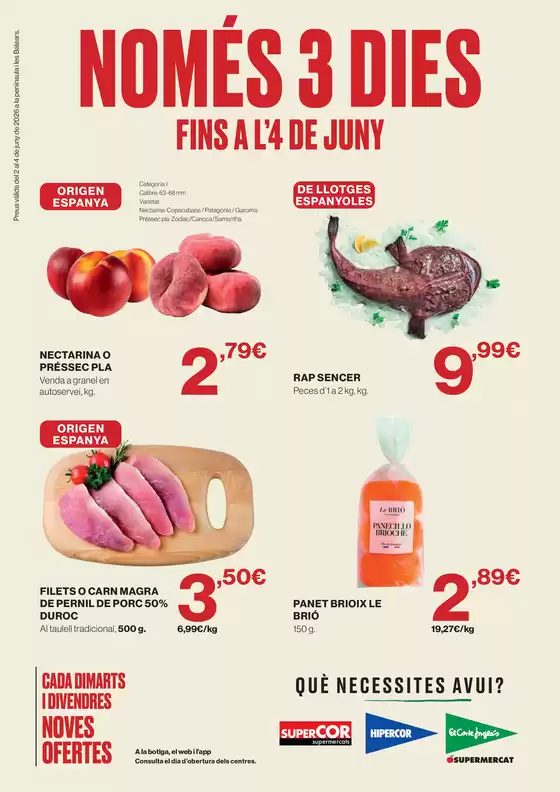Catálogo Hipercor en Horche | Només 3 Dies | 2026-06-02T00:00:00.000Z - 2026-06-04T00:00:00.000Z