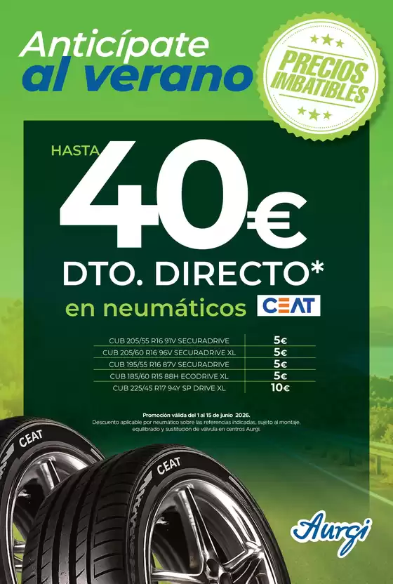 Catálogo Aurgi | Anticípate al verano | 2026-06-01T00:00:00.000Z - 2026-06-15T00:00:00.000Z