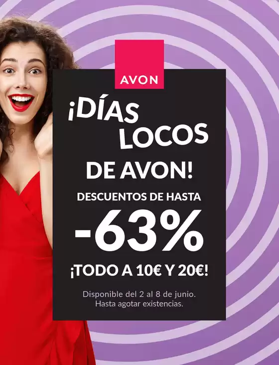 Catálogo AVON en Mislata | ¡Días Locos De Avon! | 2026-06-02T00:00:00.000Z - 2026-06-08T00:00:00.000Z