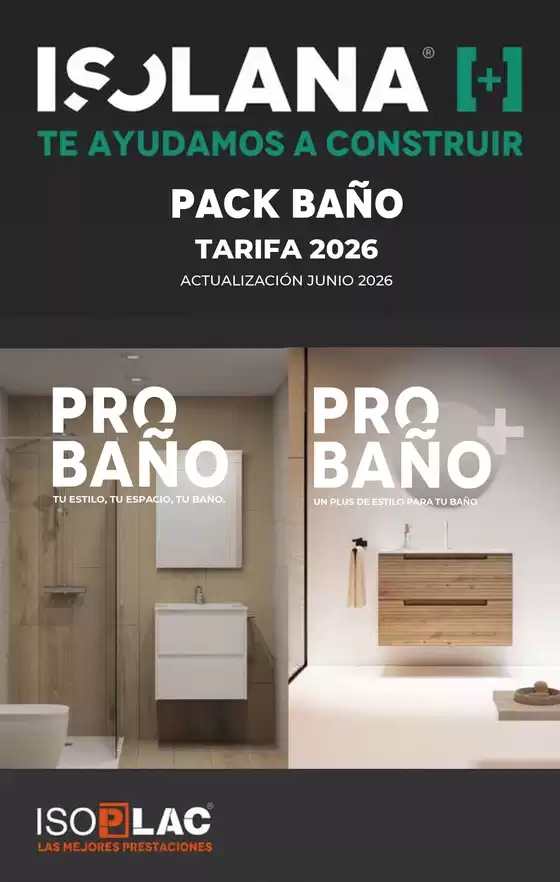Catálogo Isolana en Reus | Pack Baño | 2026-01-01T00:00:00.000Z - 2026-12-31T00:00:00.000Z