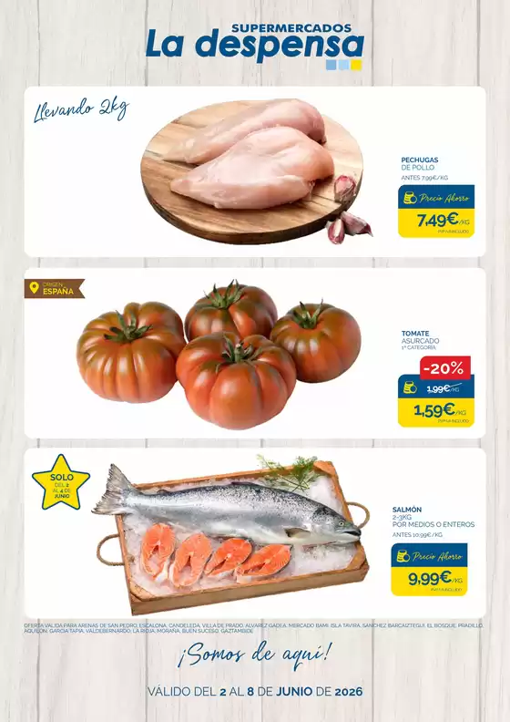 Catálogo Supermercados La Despensa en Horche | ¡Somos de aquí! | 2026-06-02T00:00:00.000Z - 2026-06-08T00:00:00.000Z