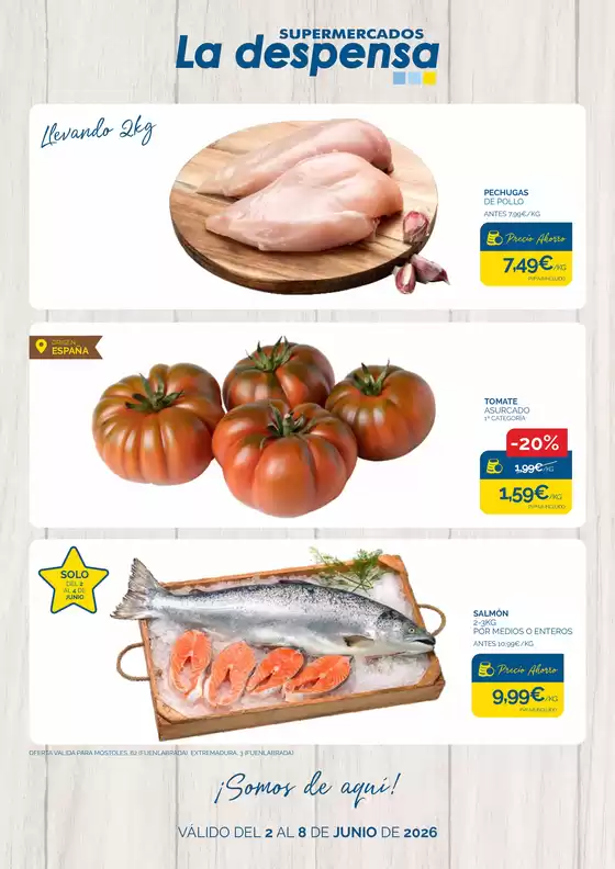 Catálogo Supermercados La Despensa en Leganés | Válido Del 2 Al 8 De Junio De 2026 | 2026-06-02T00:00:00.000Z - 2026-06-08T00:00:00.000Z