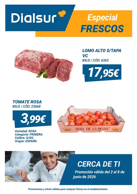 Catálogo Dialsur Cash & Carry | Especial Frescos | 2026-06-02T00:00:00.000Z - 2026-06-08T00:00:00.000Z