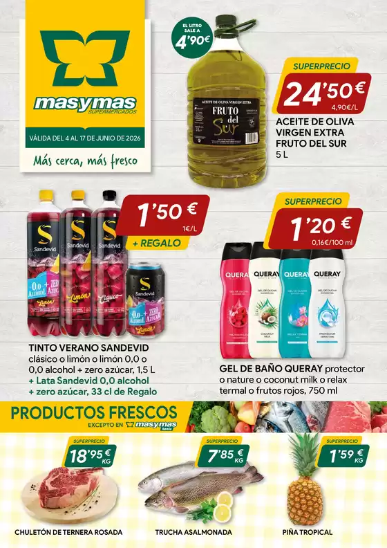 Catálogo Masymas | Más cerca, más fresco | 2026-06-04T00:00:00.000Z - 2026-06-17T00:00:00.000Z