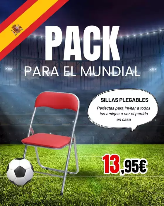 Catálogo Outlet Hogar | Pack Para El Mundial | 2026-06-05T00:00:00.000Z - 2026-06-17T00:00:00.000Z