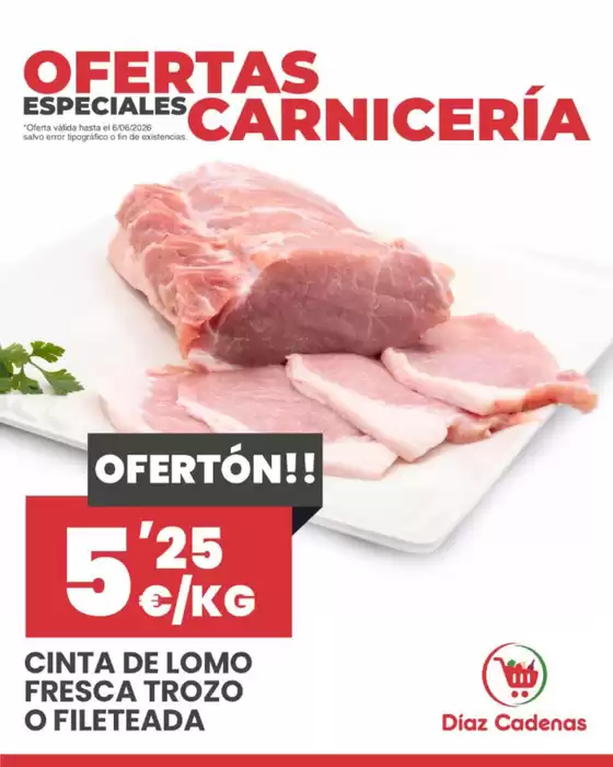 Catálogo Díaz Cadenas | Ofertas Especiales Carnicería | 2026-06-05T00:00:00.000Z - 2026-06-06T00:00:00.000Z
